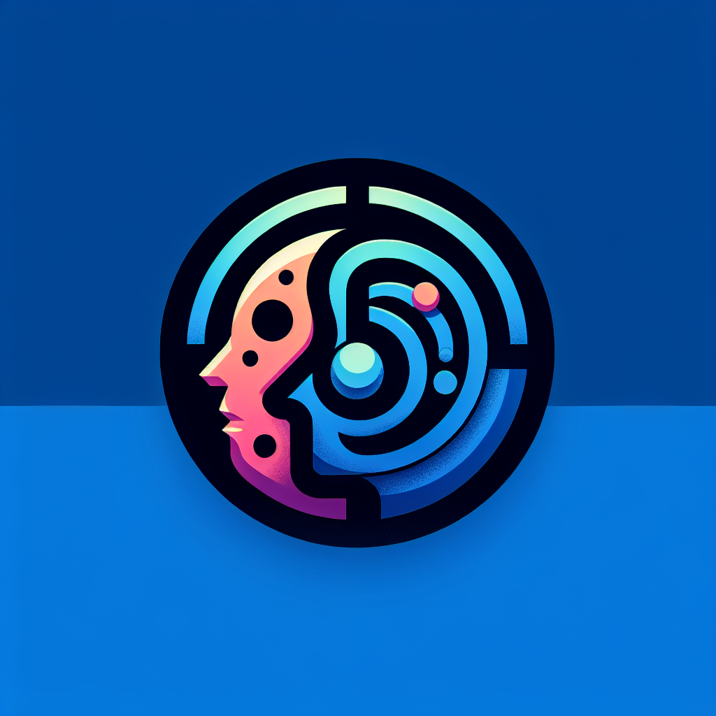 A logo for Selim's Blog, capturing the essence of introspection and deep thinking in a simple and thoughtful design that reflects the spirit of pondering and reflection.